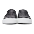 Kenzo Black K-Skate Slip-On Sneakers