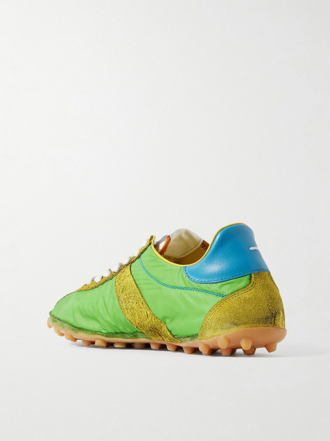 Maison Margiela - Sprinters Leather and Suede-Trimmed Nylon