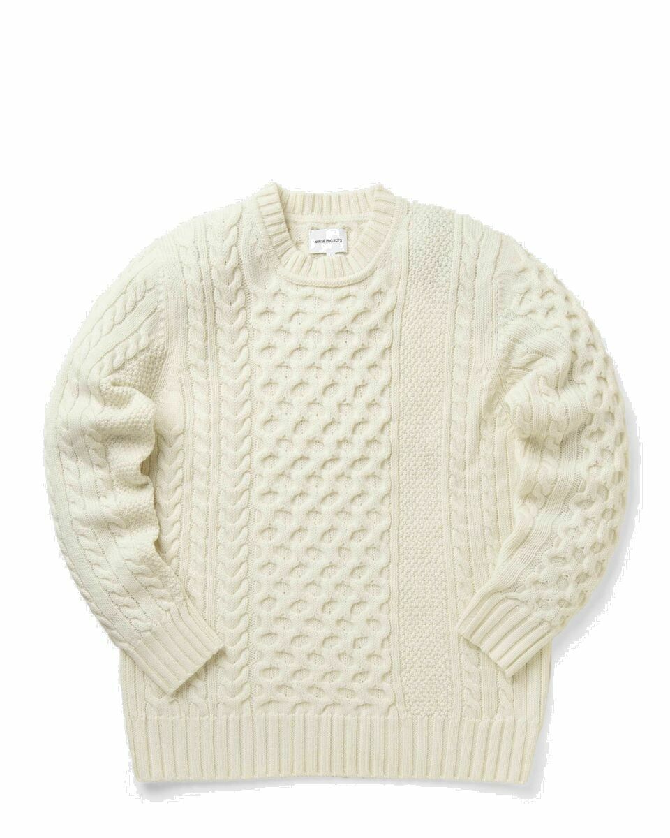 Photo: Norse Projects Arild Cable Beige - Mens - Pullovers