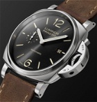 Panerai - Luminor Due Automatic 42mm Stainless Steel and Leather Watch, Ref. No. PAM00904 - Black