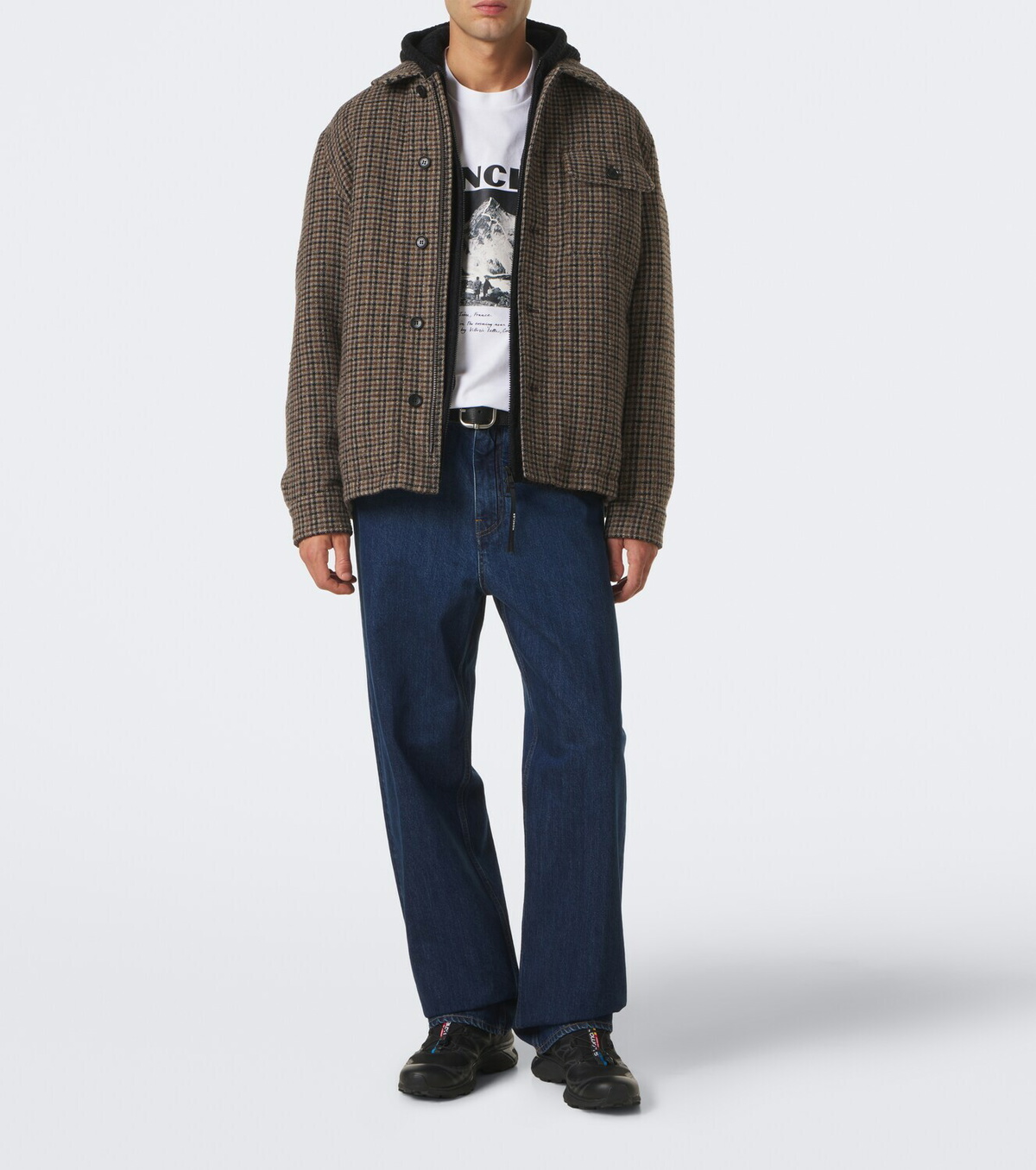 Moncler Logo printed cotton jersey T-shirt