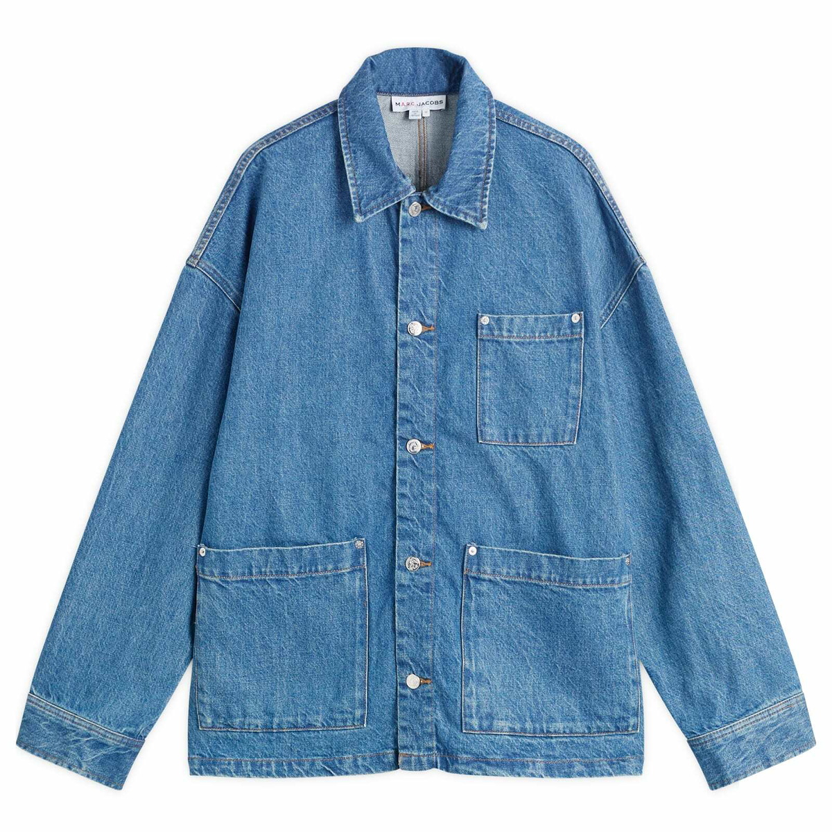 A.P.C. Men's x Marc Jacobs The Denim Jacket in Washed Indigo