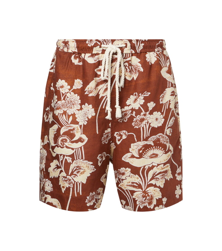 Photo: Commas Floral linen Bermuda shorts