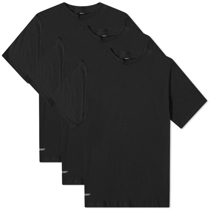 Photo: WTAPS Men's Skivvies T-Shirt - 3 Pack in Black
