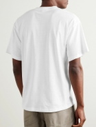 Small Talk - Logo-Print Cotton-Blend Jersey T-Shirt - White