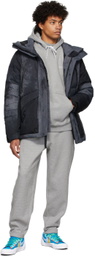 Nike Grey Solo Swoosh Heavyweight Hoodie