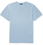 TOM FORD - Lyocell and Cotton-Blend Jersey T-Shirt - Men - Blue