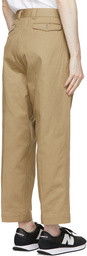 Comme des Garçons Homme Beige Cotton Drill Trousers