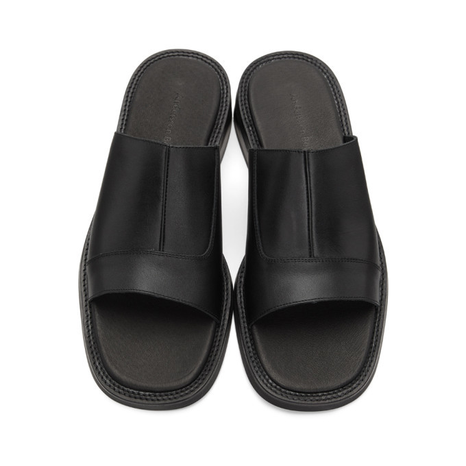 Andersson Bell レザーサンダル Andersson Bell Black Leather Dresden Sandals Andersson Bell