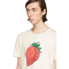 Lanvin Off-White Strawberry T-Shirt