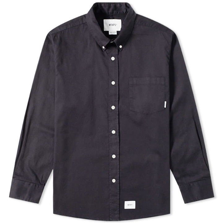 Photo: WTAPS Long Sleeve Button Down Shirt Navy