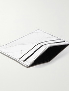 Maison Margiela - Metallic Cracked-Leather Cardholder