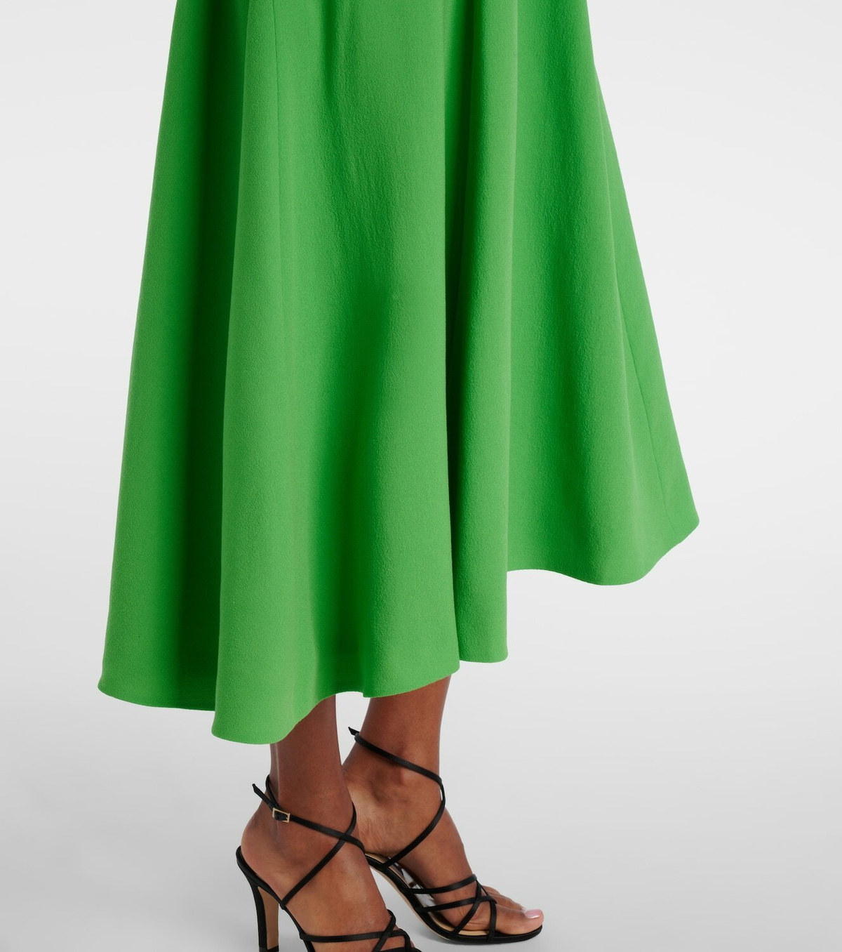 Emilia Wickstead Camilla belted wool midi dress