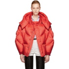 Chen Peng Red Shell Puffer Jacket
