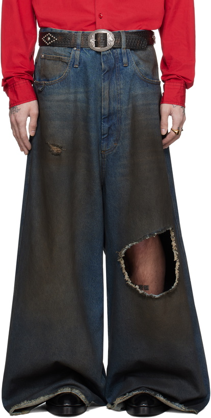 Photo: LU'U DAN Blue Dumpster Denim Jeans
