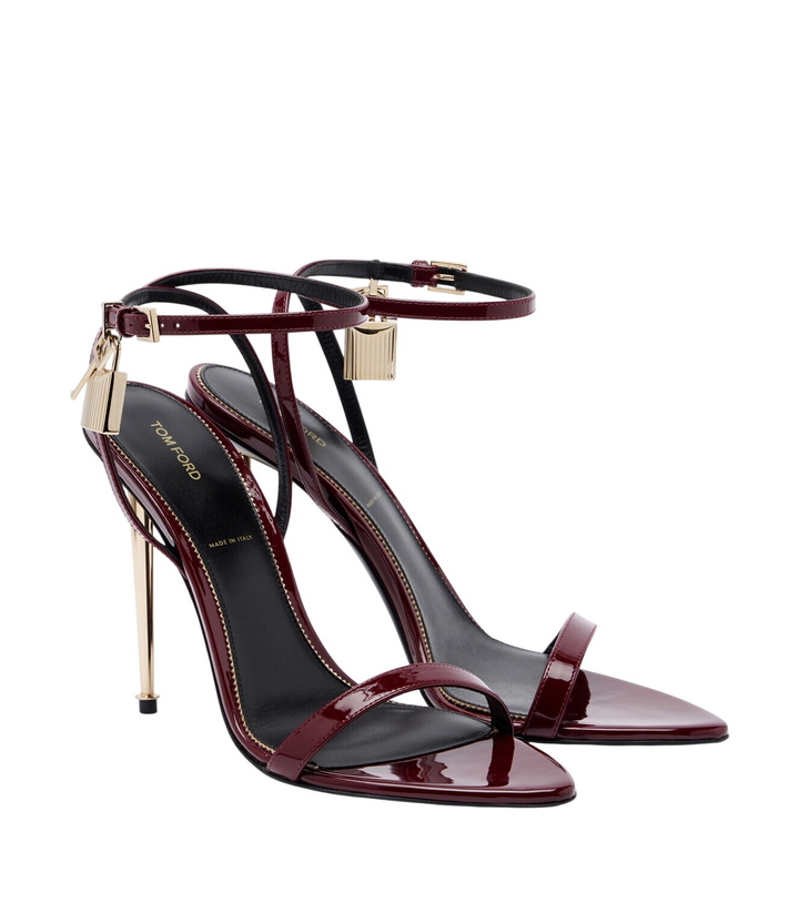 Photo: Tom Ford Padlock patent leather sandals