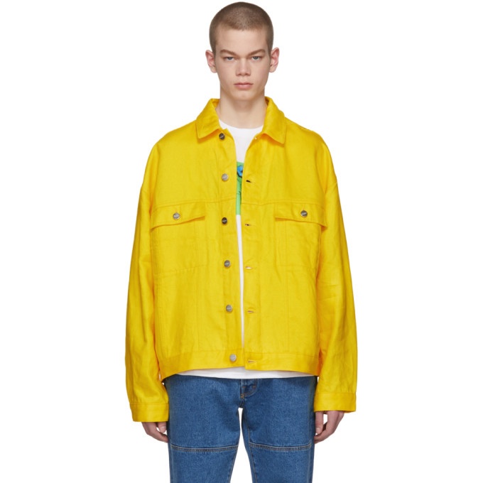 Photo: Etudes Yellow Linen Denim Vertige Jacket