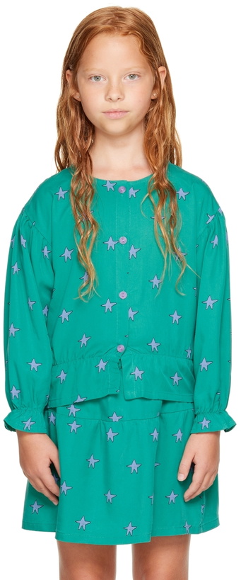 Photo: The Campamento Kids Green Stars Blouse