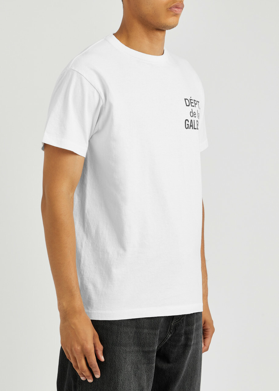 Gallery Dept. Logo-print Cotton T-shirt White Gallery Dept.