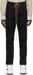 Rhude Black Rayon Lounge Pants