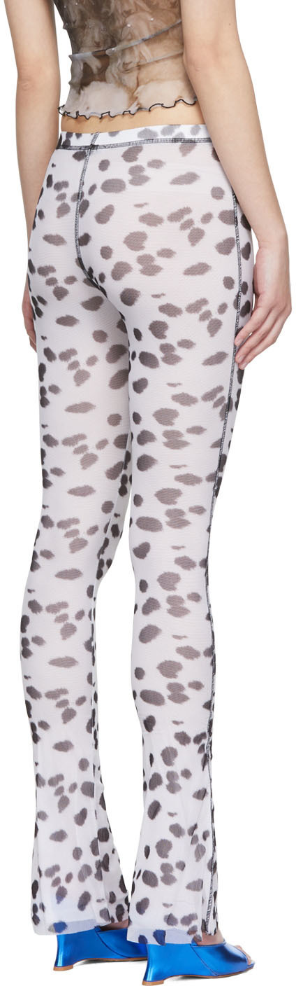 PRISCAVera White Nylon Lounge Pants