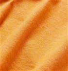 Velva Sheen - Slim-Fit Mélange Cotton-Blend Jersey T-Shirt - Orange