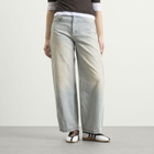 Adidas Women's Dad Jeans in Light Denim
