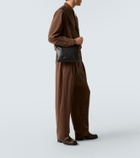 Lemaire Folio Small leather crossbody bag