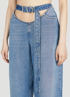 Y/Project Belt Arc Jeans