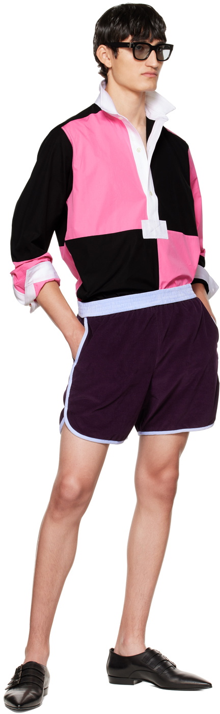 Sébline Purple Running Boxer Shorts