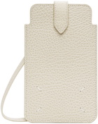 Maison Margiela Off-White Four Stitch Phone Case Pouch