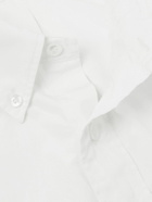 Lardini - Button-Down Collar Cotton-Poplin Shirt - White