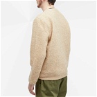 Universal Works Men's Wool Fleece Cardigan - END. Exclusive in Stone