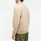 Universal Works Men's Wool Fleece Cardigan - END. Exclusive in Stone