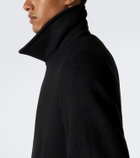 Lemaire Double-breasted wool and alpaca coat