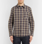 A.P.C. - Atelier Checked Cotton-Poplin Shirt - Men - Navy