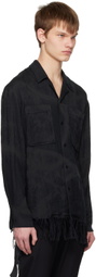 VEIN Black Button Up Shirt