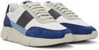 Axel Arigato White & Blue Genesis Vintage Sneakers