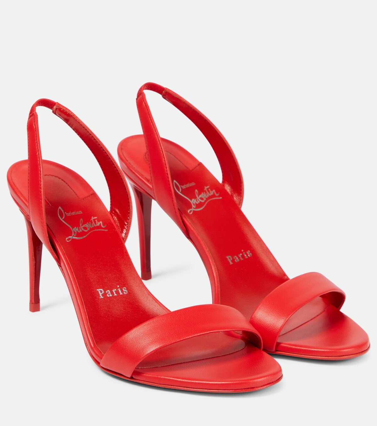 送料関税込★Christian Louboutin★O Marilyn 85 レザーサンダル O Marilyn 85 leather sandals in black - Christian Louboutin