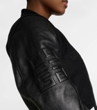 Givenchy Wool-blend and leather varsity jacket
