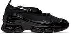 Simone Rocha Black Classic Buckle Tracker Ballerina Pumps