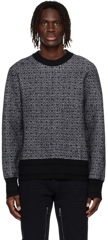 Photo: Givenchy Black & White 4G Sweater