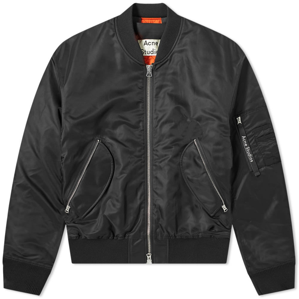 Acne Studios Makio MA-1 Jacket Black Acne Studios