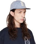 Rhude Blue & White Jacquard Cap