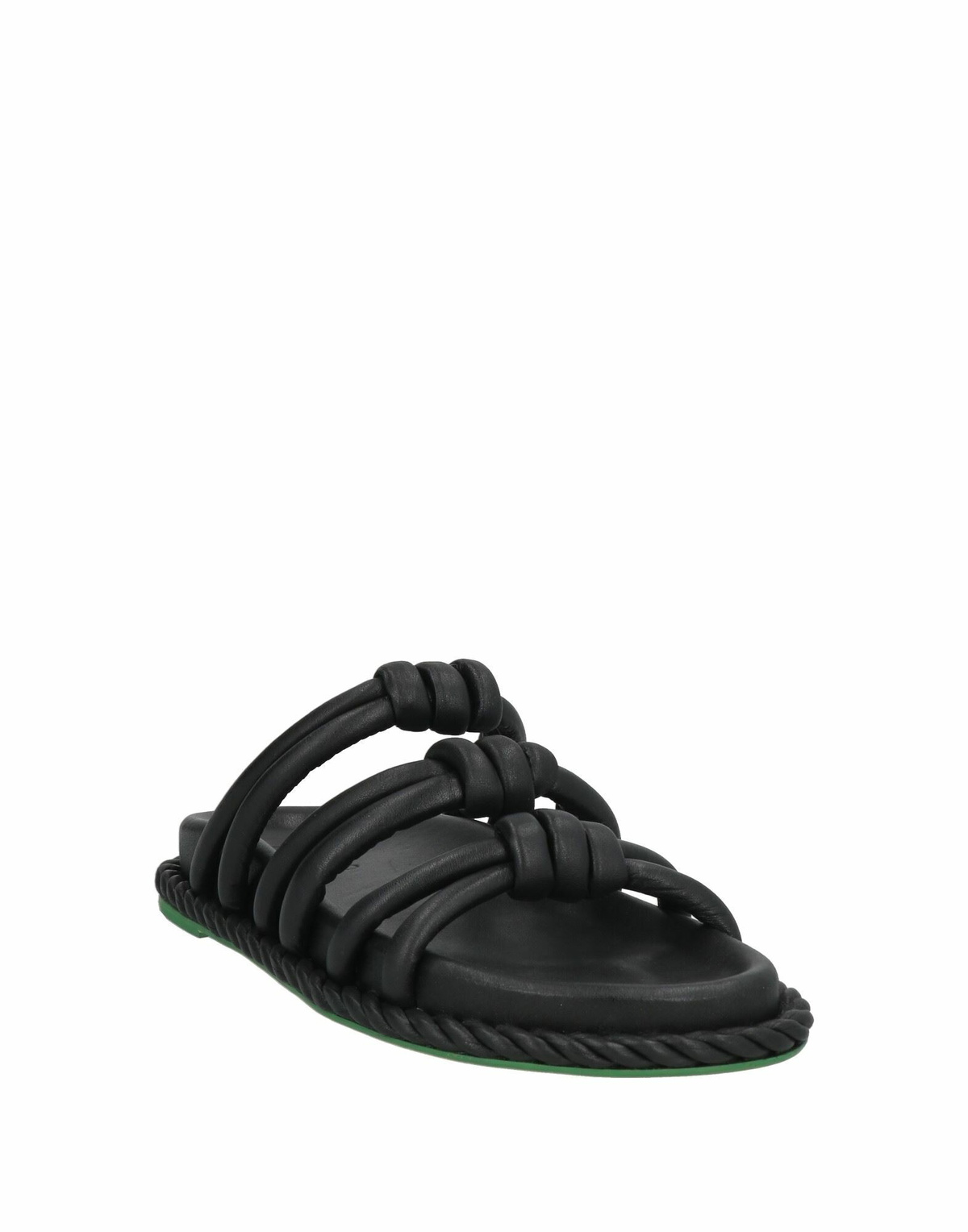 Farm Rio Black Tie Flat Sandal Womens Sandals in Black