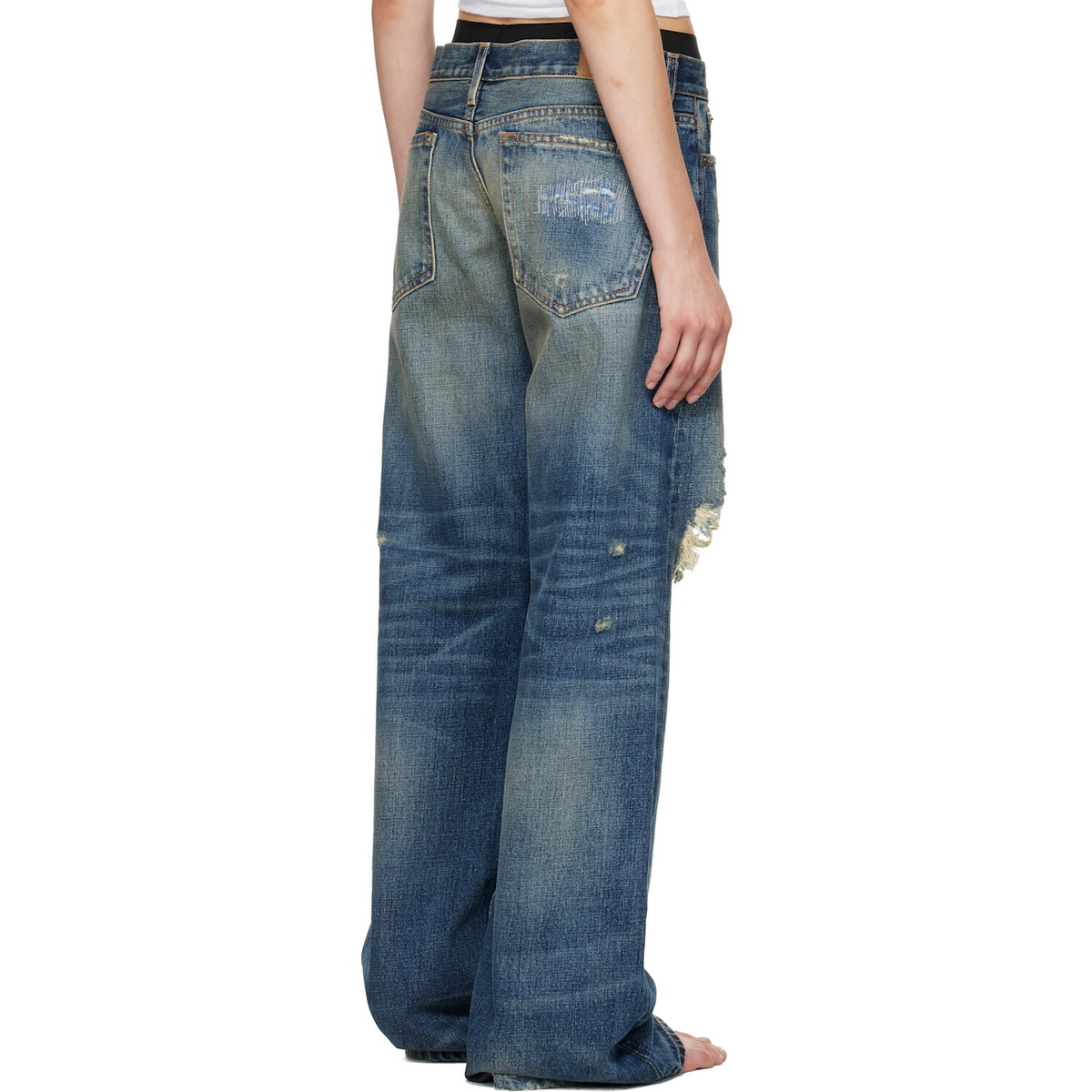 Raimundo Langlois Indigo Bootcut Jeans