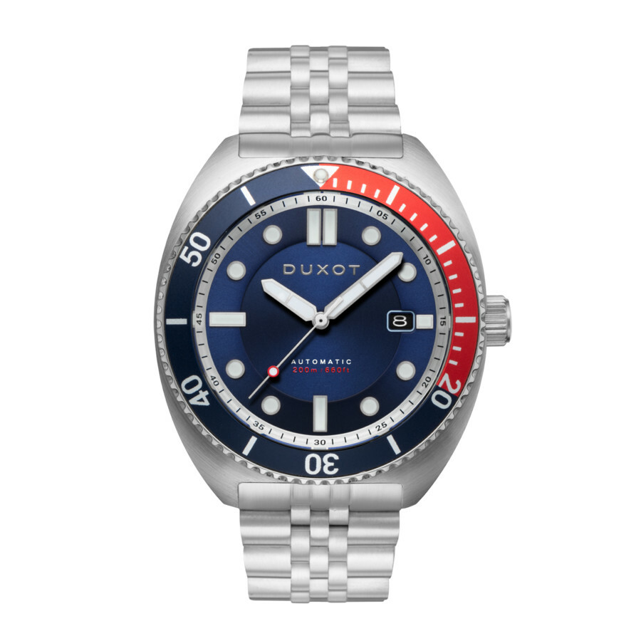 Duxot Tortuga Automatic Blue Dial Mens Watch DX-2026-33