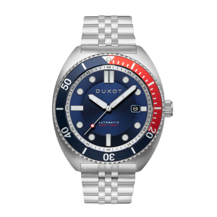 Photo: Duxot Tortuga Automatic Blue Dial Mens Watch DX-2026-33