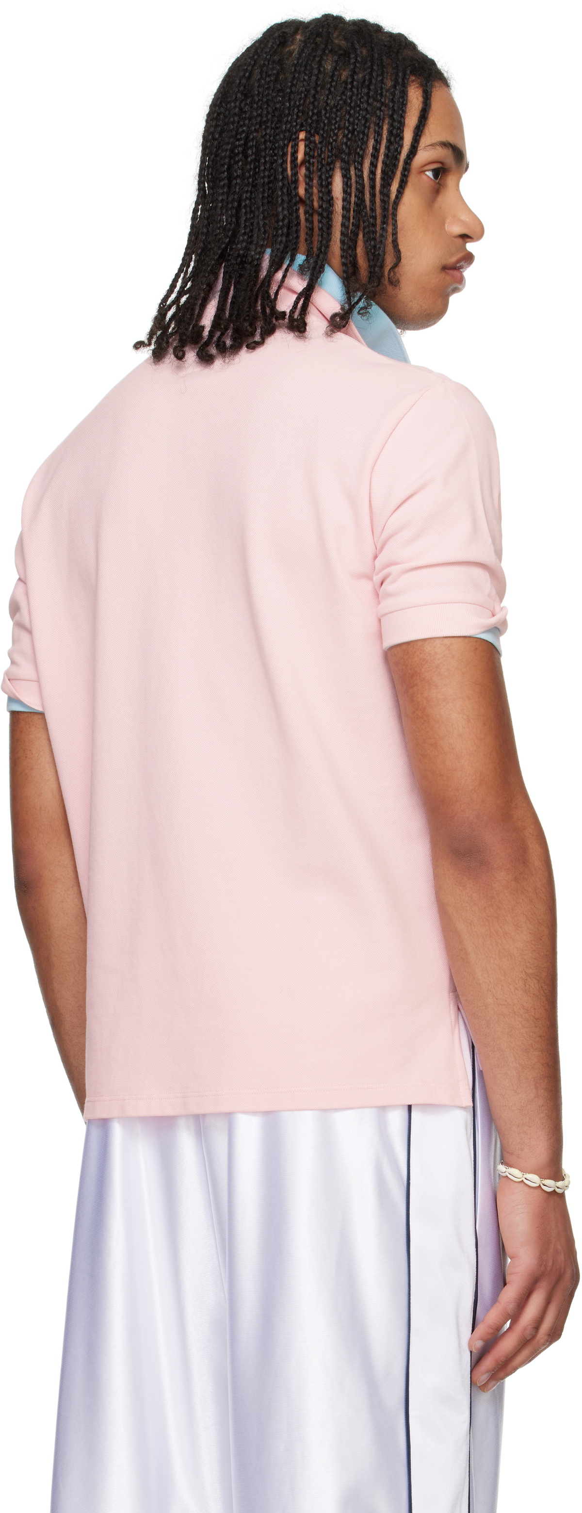 Raimundo Langlois Pink & Blue Layered Polo