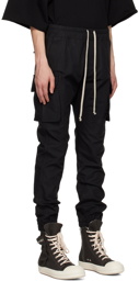 Rick Owens DRKSHDW Black Mastodon Cut Cargo Pants